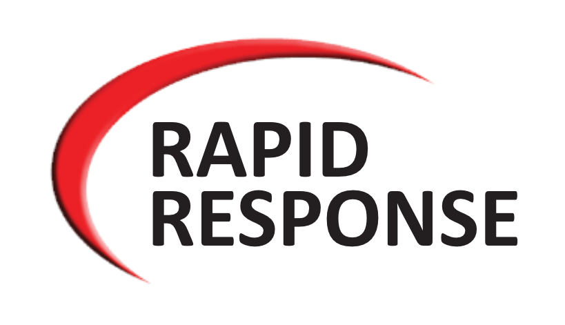 rapid response logo red swoosh