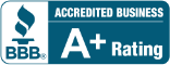 Better Business Bureau Accredited Business A+ Rating